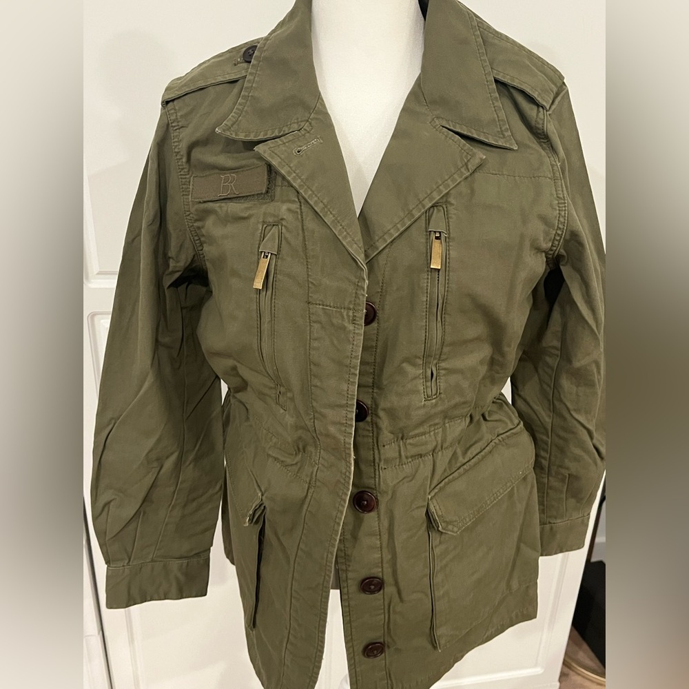 Banana Republic Olive Utility Jacket: Size XS, NWT